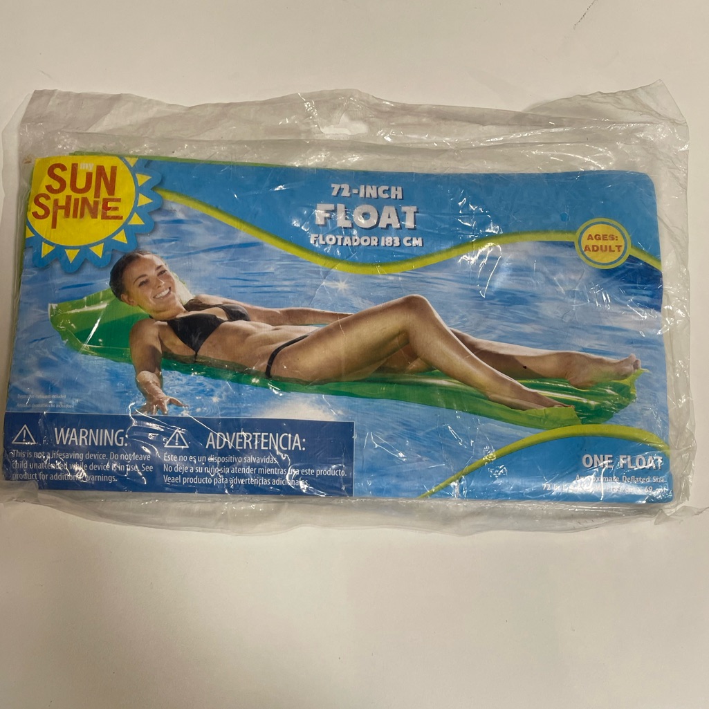 Brand New 72 Sun Shine Inflatable Pool Float